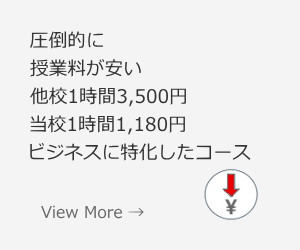 ビジネスに特化したコース