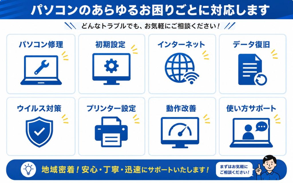 パソコンの修理