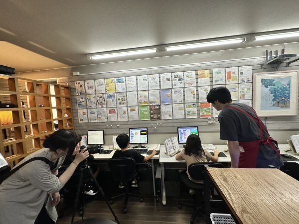 撮影の様子