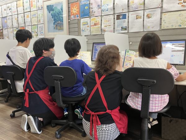 スクラッチの様子